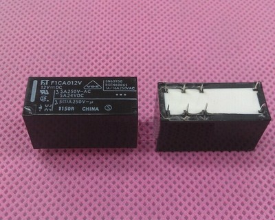 2pcs FTR F1CA012V 12VDC 12V Power Relay 8 pins 5A 250VAC 5A 24VDC