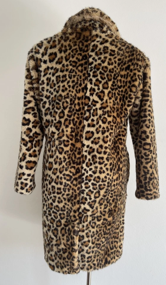 Chaqueta Abrigo Les Coyotes París Leopardo Piel Sintética 16 AÑOS Adolescente Guepardo Francia ++ Foto 3 de 4