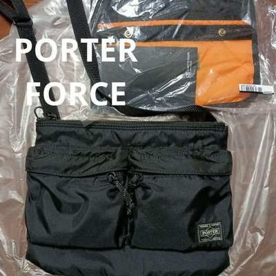 #ad #ad PORTER Yoshida FORCE SHOULDER BAG CrossbodyBag 855 05458 Black Japan $220.00