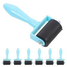 7 Pcs Rubber Roller for Crafts Printmaking Kids Painting Tools Ink Brush