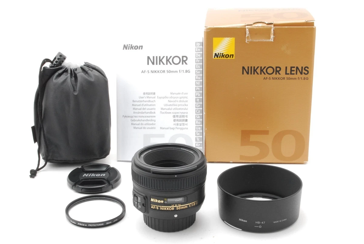 Nikon NIKKOR AF-S f/1.8 Camera Lenses 50mm Focal for sale | eBay