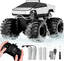 Remote Control Car, 1:18 Amphibious RC Cars, 4WD All Terrain Off-Road Pickup, 2.