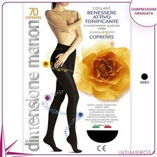 Cabifi 70 Den Microfiber Cover Tights Medium Graduated Compression