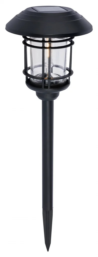 Outdoor Light Black Tanfield LED Solar Post IP44 Zink ZN-42034
