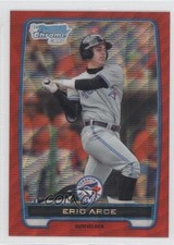 2012 Bowman Chrome Prospects Redemption Refractor Red Wave 4/25 Eric Arce 1i1