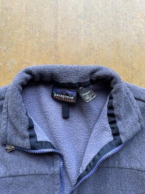 VTG 90s Patagonia Synchilla Faded Fleece Zip Up Jacket WMNS L