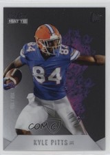 2021 Wild Card MATTE Rookie Heat White - Purple Flames 158/199 Kyle Pitts 0q3. rookie card picture