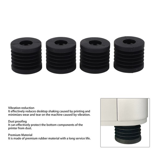 Rubber Printer Foot Pads Printer Foot Pads Anti Vibration For Replacement - Afbeelding 11 van 12