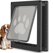 Dog Door for Pets Up to 20lb, Weatherproof Pet Door for Cats and Dogs, Durabl...