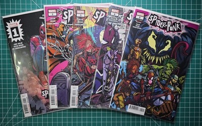   COMPLETE SPIDER-PUNK COLLECTION BUNDLE   Spider-Punk Comics #1-5 , HOBIE BROWN