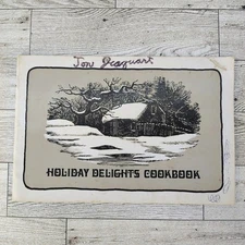 Holiday Delights Cookbook WPS Electric Company Wisconsin Vtg 60s Promo Booklet
