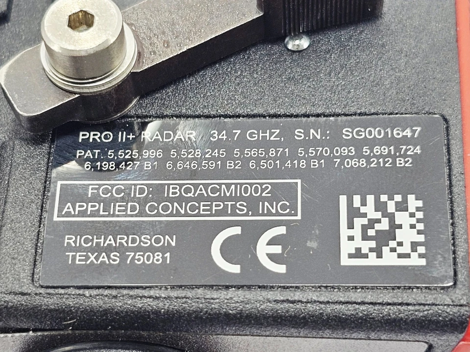 Stalker Pro II+ Professional Sports Radar Gun W/ Accessories & Case Mod. KA-2M#1 - Image 3 of 4