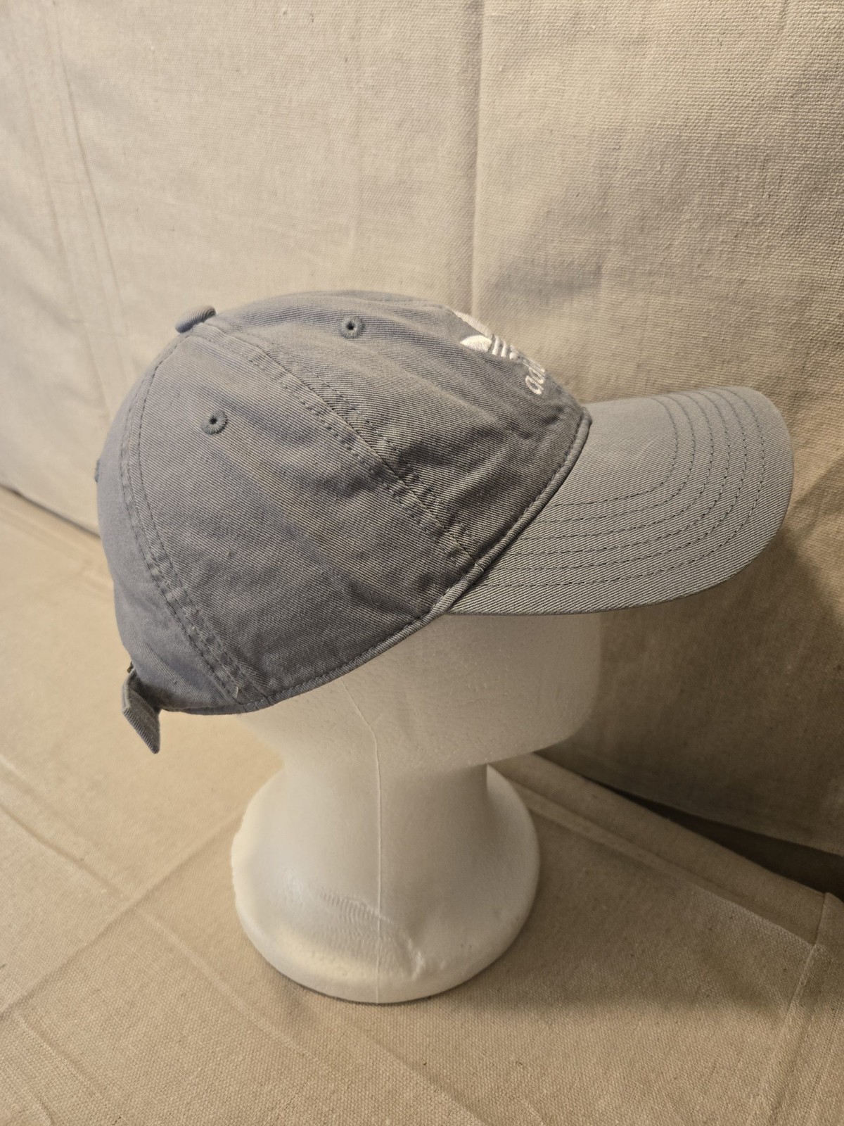 Adidas Baseball Cap Gray Adjustable Strapback Uni… - image 5