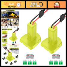 2 Pack Power Wheel Battery Adapter Kit for 18V Batteries, DIY Ride-On Truck RC