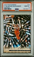 2024 Photogenic Shai Gilgeous-Alexander Wedges /49 PSA 10 POP 2 Thunder
