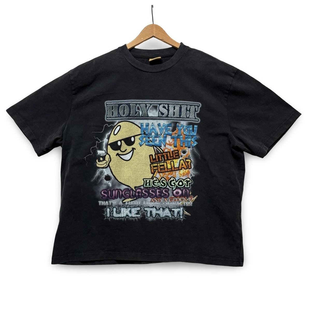 Cool Shirtz Cold Ones Men Shirt Size XL Black Little Fella