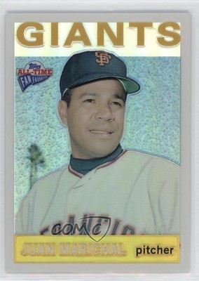 2005 Topps All-Time Fan Favorites Refractor 80/299 Juan Marichal #86 HOF 0e5c