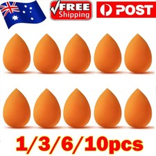 UP 10PCS Beauty Makeup Applicator Foundation Blender Sponge Smooth Flawless AU