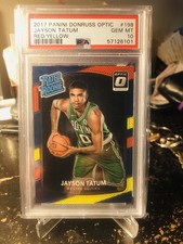Jason Tatum 2017 Optic Rookie Card PSA Gem Mint 10 !. rookie card picture