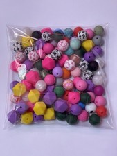 Mix Lot 100 Pcs Silicone 14mm 15mm Beads DIY 3