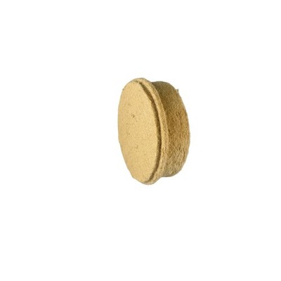 STEICO Verschlusstopfen Holzfaser Überputzbar   Ø 105 mm Dicke 35 mm Einblasen
