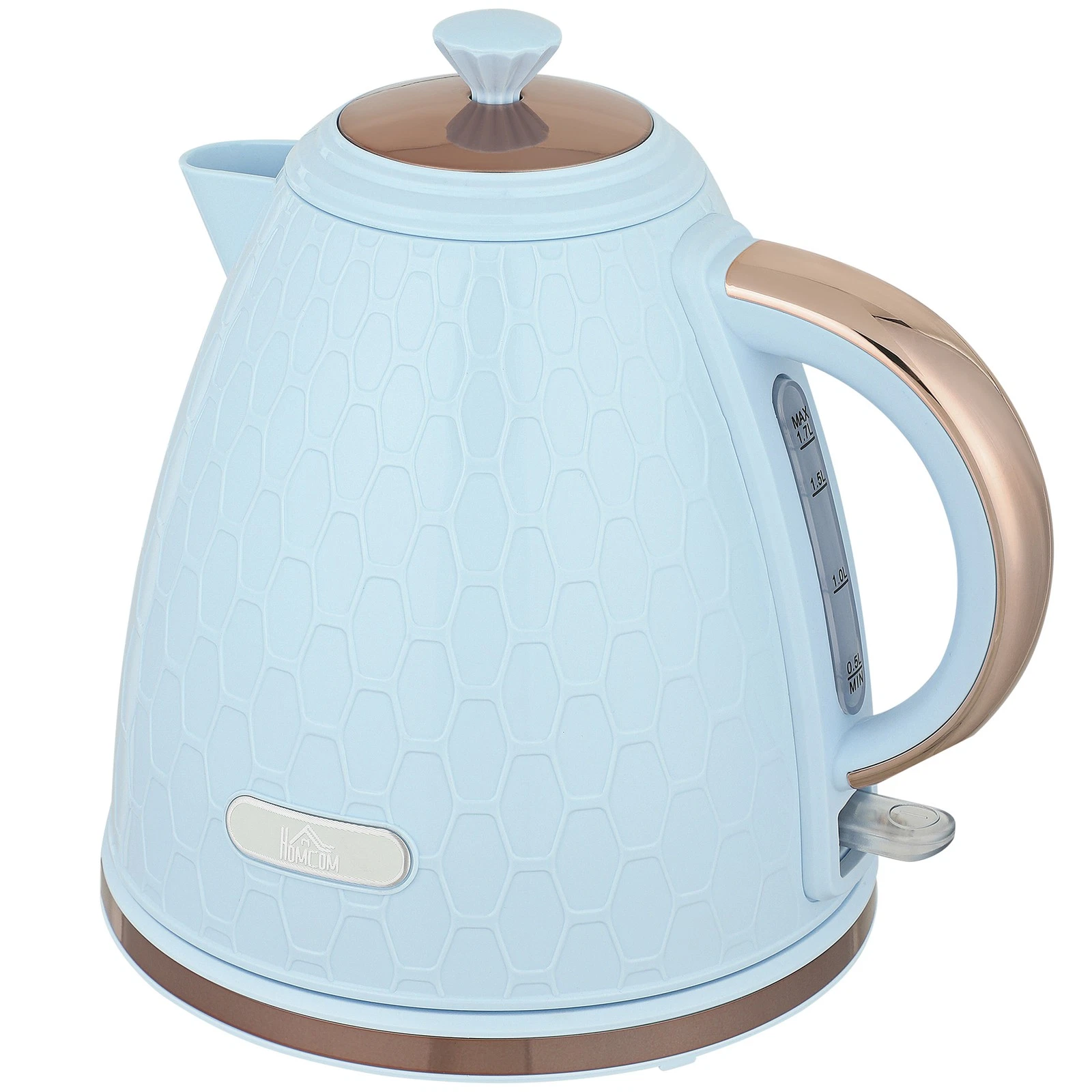 HOMCOM Electric Kettle, Fast Boil, 1.7L, 3kW, Auto Shut-off, Light Blue
Opens in a new window or tab