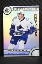 2023-24 Sp Authentic - Spectrum Fx Future Watch Aidan McDonough #S-65 (RC)
