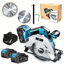 7in Cordless Circular Saw with Battery Charger Set for  21V Brushless Motor