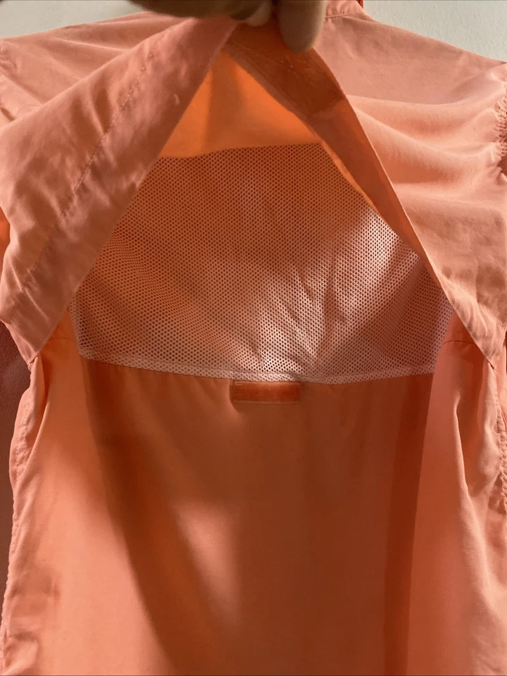 White Sierra Think Outside Fishing Women M Long Sleeve Peach Button Down Shirt - Image 3 of 4