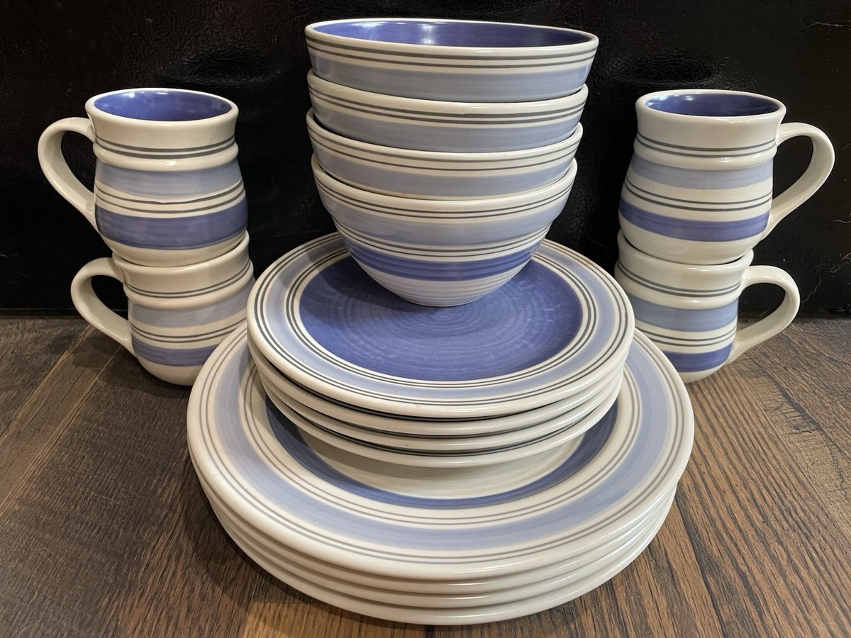 16 PC Pfaltzgraff Rio ea Dinner Plates Bowls Salad Coffee Cups