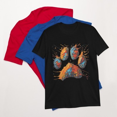 Painted Paw Short-Sleeve Unisex T-Shirt