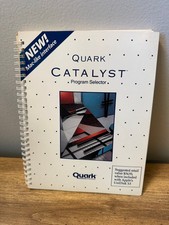 Quark Catalyst Program Selector Apple IIe IIc Manual  2 Floppy Disks