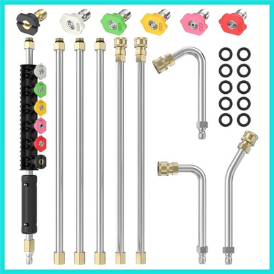 #ad 8FT Pressure Washer Extension Wand for Gutter Cleaning Upgrade Power Washer ... $40.45