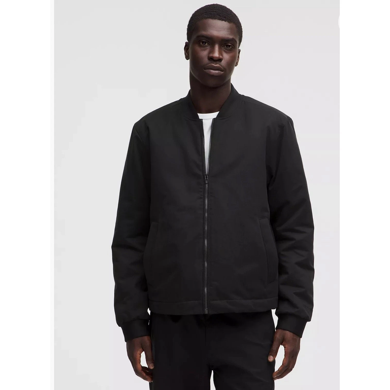 Lululemon Men's Insulated Cotton-Blend Bomber Jacket MEDIUM