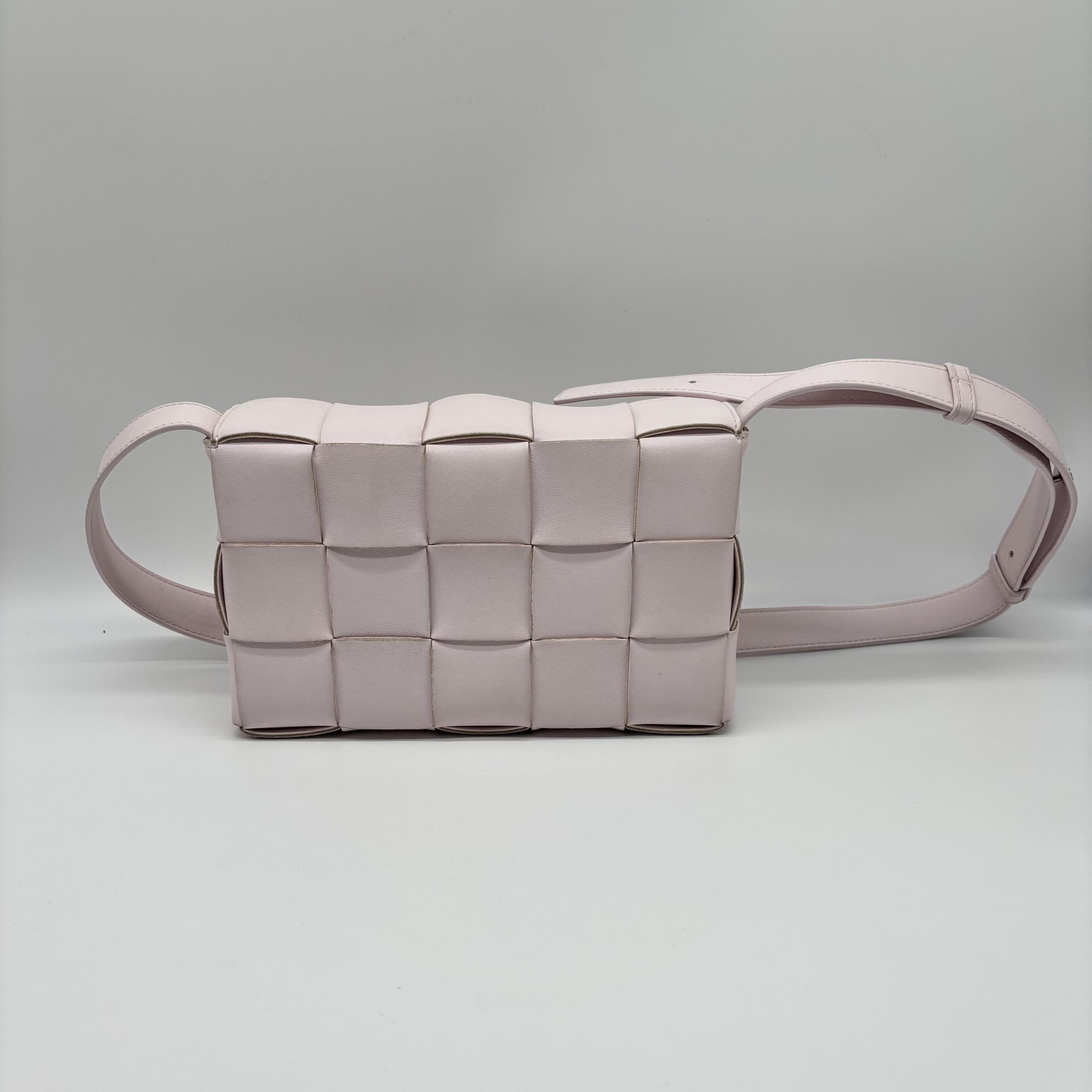 Pink Intrecciato Cassette Shoulder Bag - ## image 2