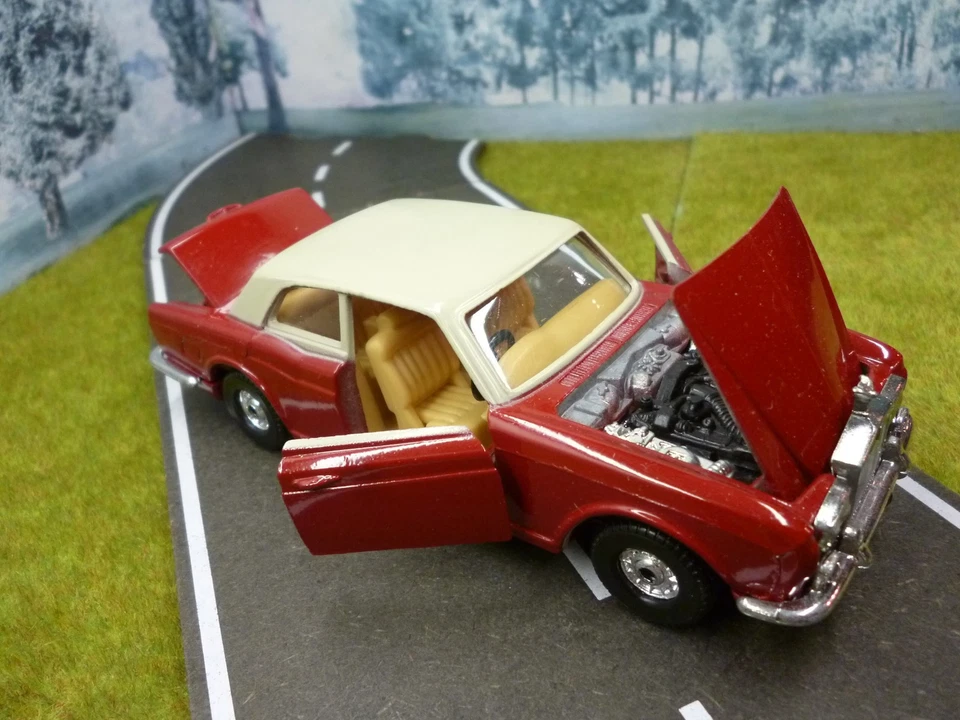 CORGI Classics : 1971 RR Corniche Nr. 279 rot/creme 1:43 ! "NEU" Zustand in OVP - Bild 2 von 4