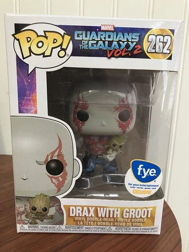 Funko Pop! Guardians Of The Galaxy Vol 2 - Drax With Groot - 262 - Fye Exclusive