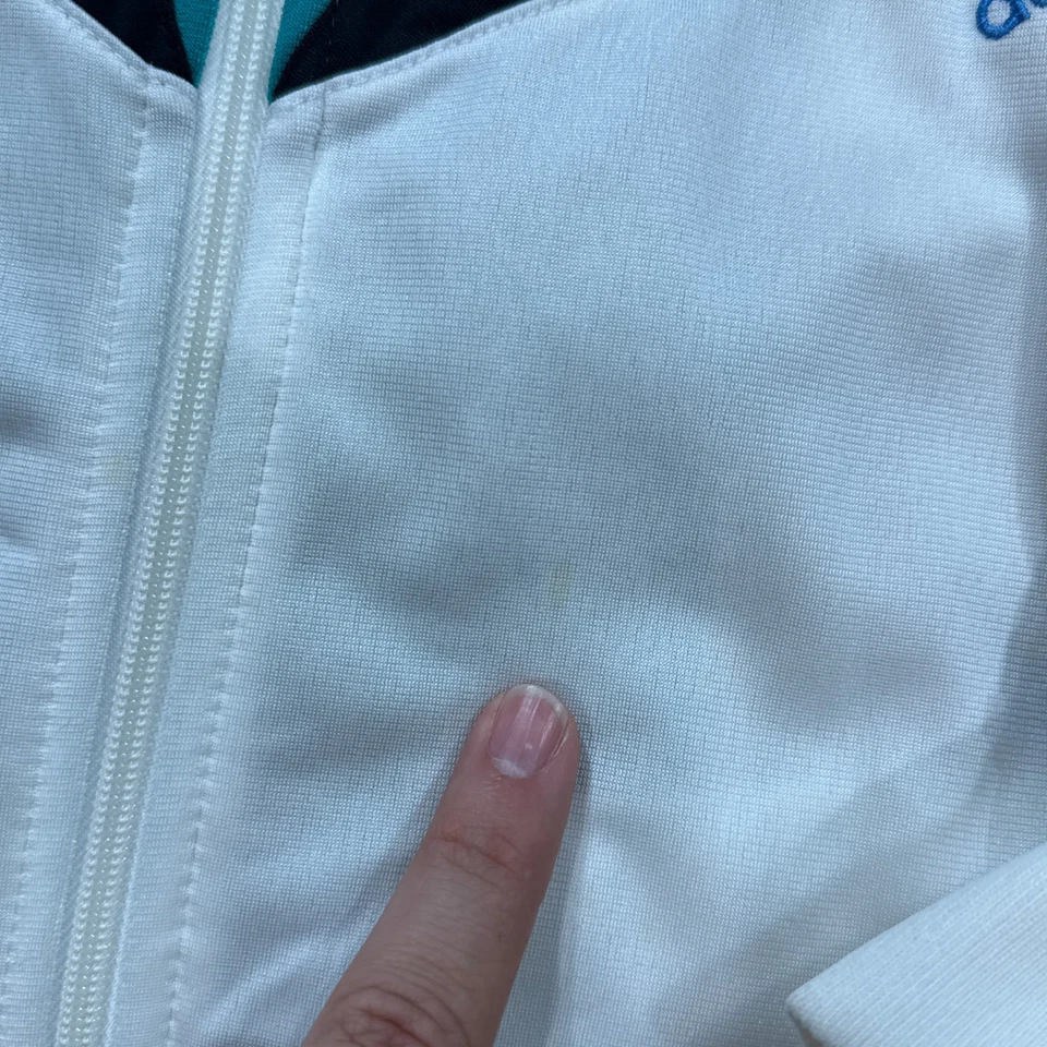 Chaqueta Adidas De Colección Para Hombre XL Bloque de Color Cremallera Completa Cortavientos Pista Abrigo Bolsillos Foto 3 de 4