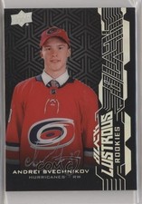 2018-19 SPx UD Black Lustrous Rookies Auto Andrei Svechnikov #LR-AS Auto 5vt