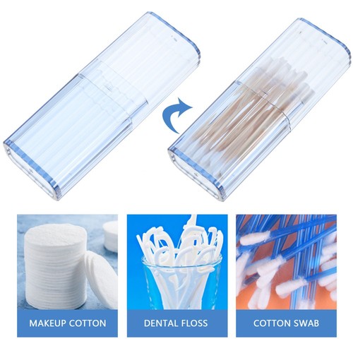 4 Pcs Toothpick Container Cotton Swab Holders Boxes Storage Pocket ...