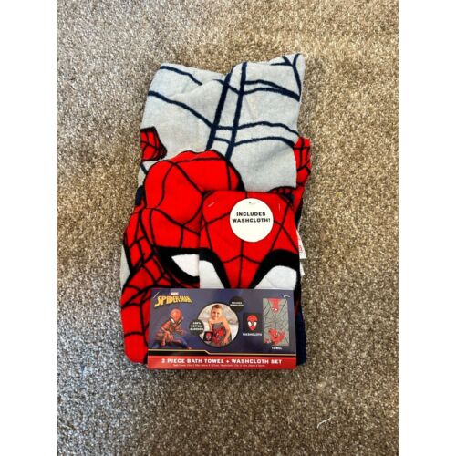 SpiderMan Towel & Wash Cloth