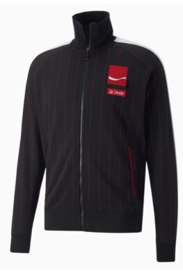 20ssFCRB×Coca-Colaコラボ　ウォームアップジャケット 赤/黒 Puma x Coca-Cola T7 Track Jacket Men's Size XL 536162-01 BLACK/RED