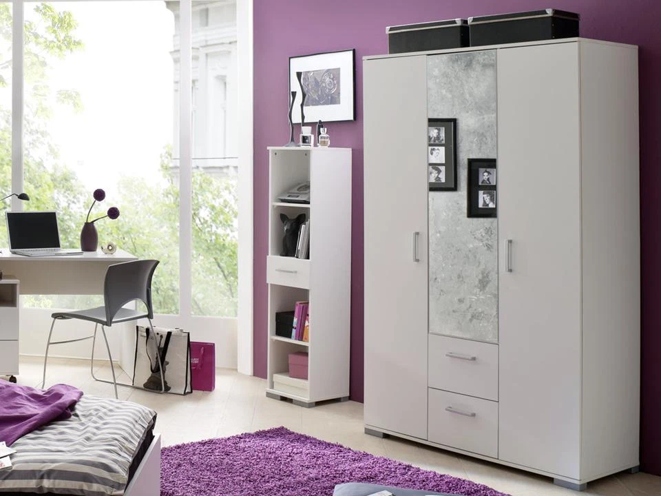 Jugendzimmer komplett Schreibtisch Bett Kinderzimmer Jugendbett  Komplettzimmer - Bild 4 von 4