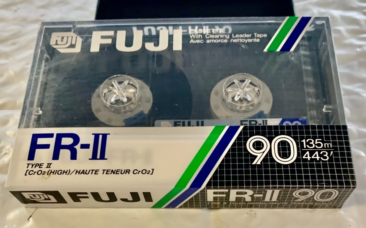 コロナ禍で昔懐かし！★プレステ2★ Fuji FR-II 90 Type 2 Blank Audio Cassette Vintage New Sealed