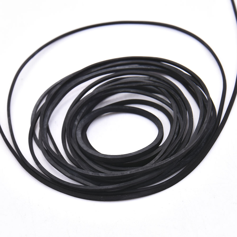 50x Universal Cassette Tape Machine Belt Assorted Common Square Rubber