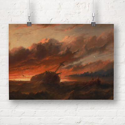 Francis Danby: Shipwreck. Fine Art Print/Poster