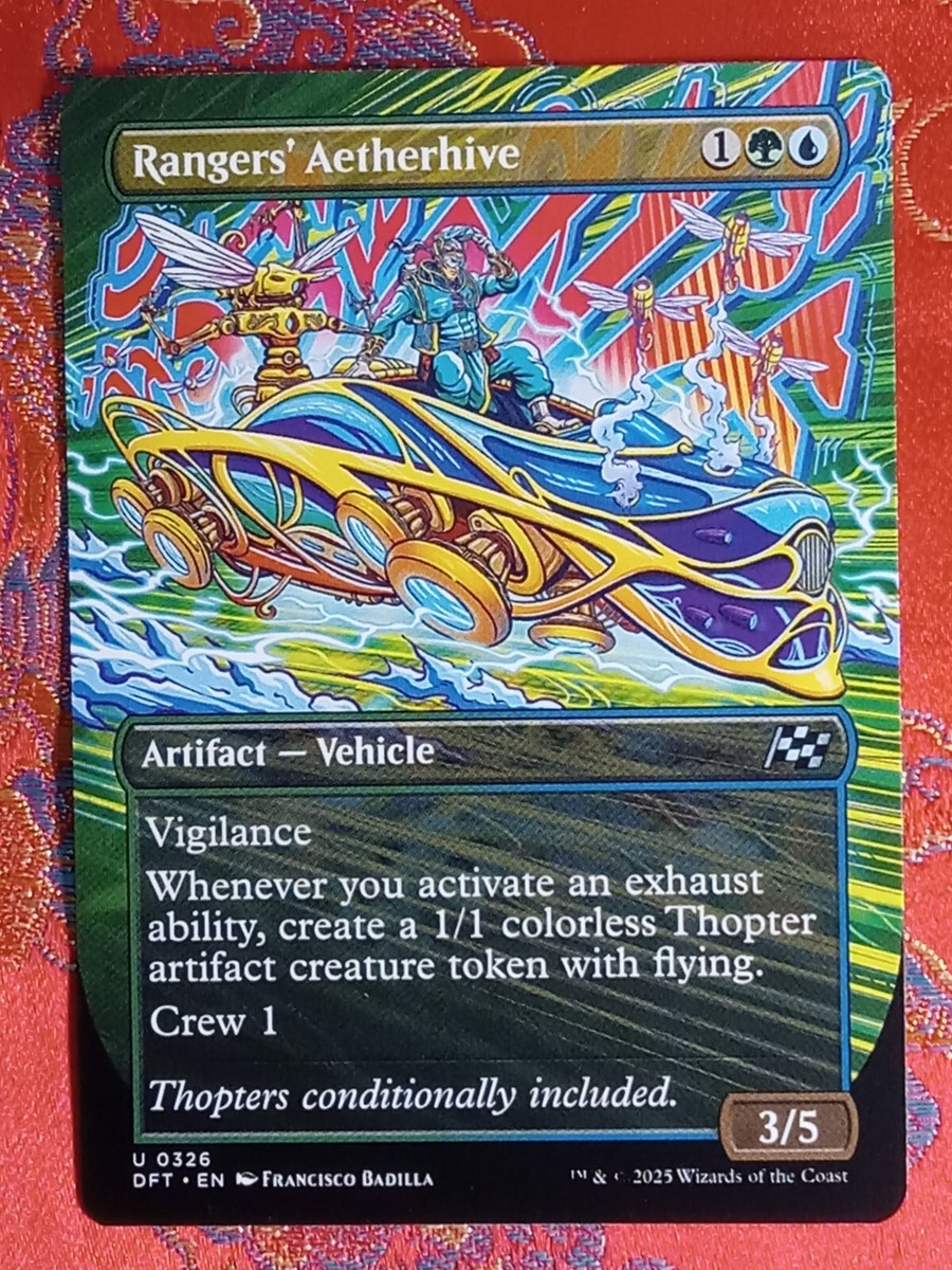 BORDELESS EXTENDED Ranger's Aetherhive Aetherdrift Magic The Gathering MTG  Card | eBay