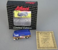 Schuco Sammleredition Goldhahn - Vw Bus Blau-Gold