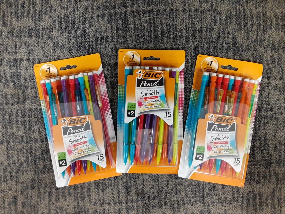 Pack de 3 crayons m caniques BIC Xtra lisses 0 7 mm 15 ea. 13B