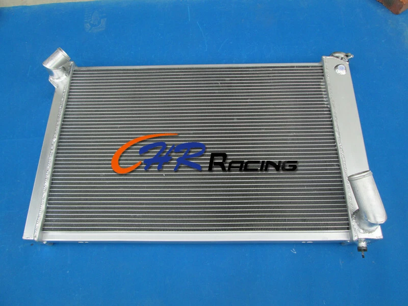 Radiador de aluminio para Chevrolet Corvette 350 5,7 L V8 bloque pequeño 1969-1972 70 71 Foto 3 de 4